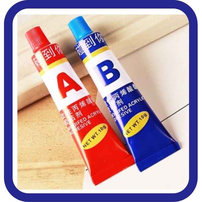 Set 2 Tuýp Keo AB 2 Thành Phần - Dán Siêu Chắc Đa Năng Dán Sắt, Đá, Kính, Kim Loại, Chịu Nhiệt, Nước