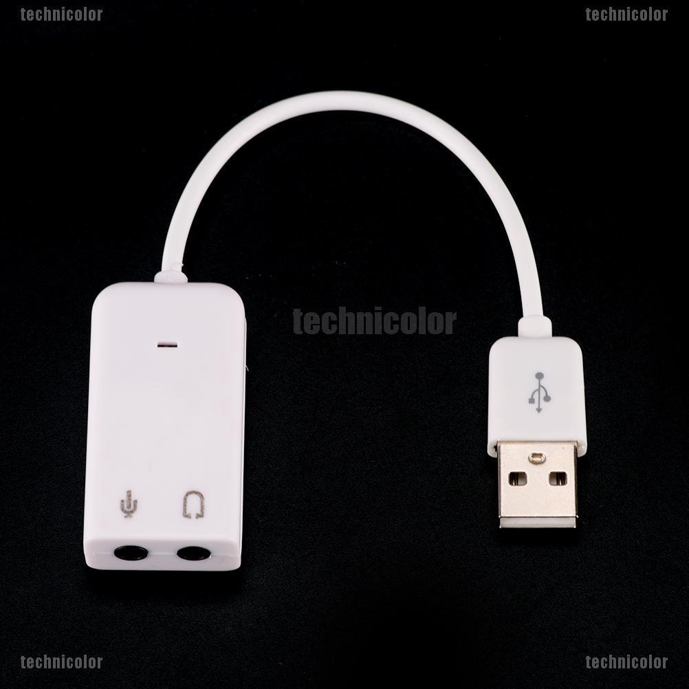 Dây chuyển đổi từ 1 giác cắm USB sang 2 cổng 3.5mm