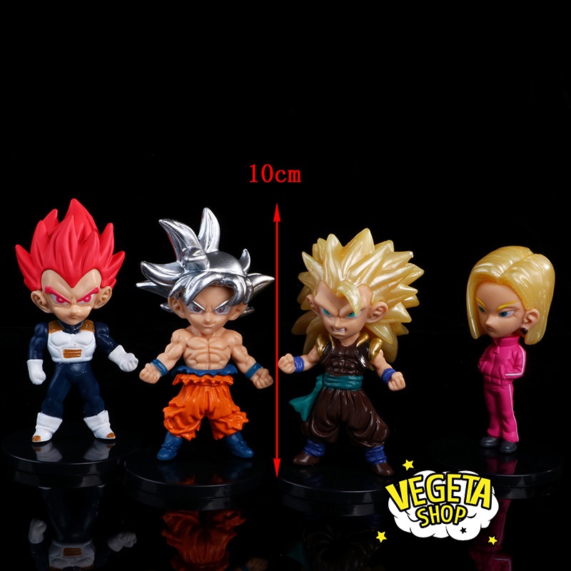 Mô hình Dragon Ball - Z Super - WCF đế đỏ tùy chọn mẫu - Goku Gohan Vegeta Trunks Gogeta Vegeto Broly Piccolo - 8~10cm