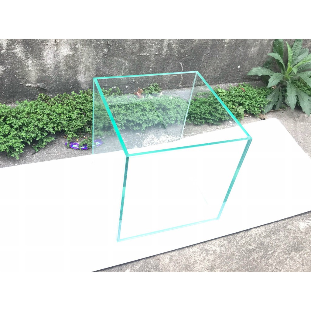 Bể cá mini để bàn dài 30cm rộng 15cm cao 20cm mài vi tính