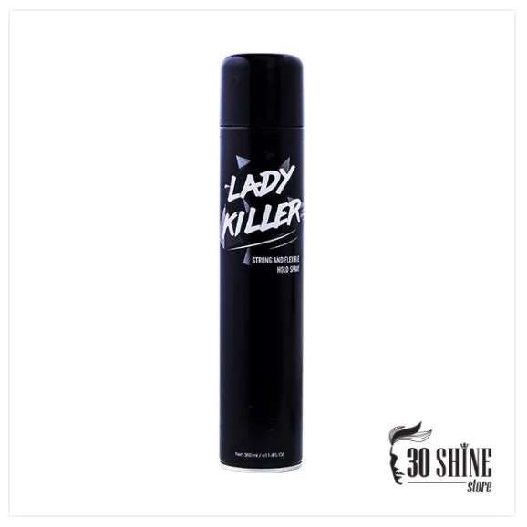 Gôm xịt tóc Lady Killer 360ml - Giữ nếp siêu lâu - 30Shine Store