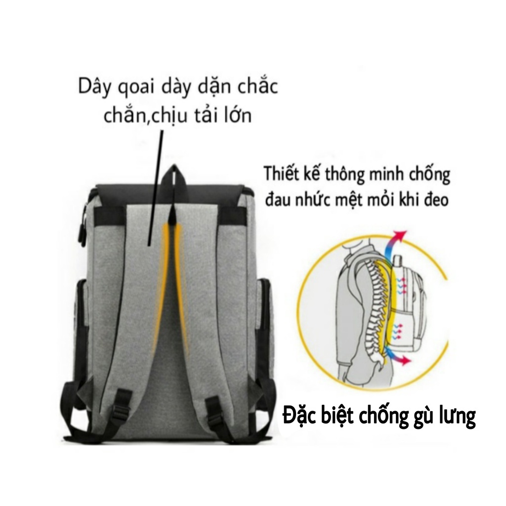 Balo Thời Trang Nam Nữ  đi học, Đi Chơi Du Lịch, Balo hình hộp cỡ lớn