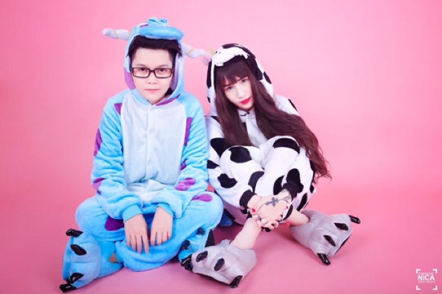 Pijama thú bông hình monster