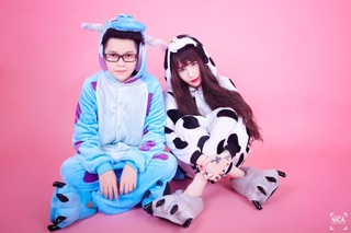 Pijama thú bông hình monster