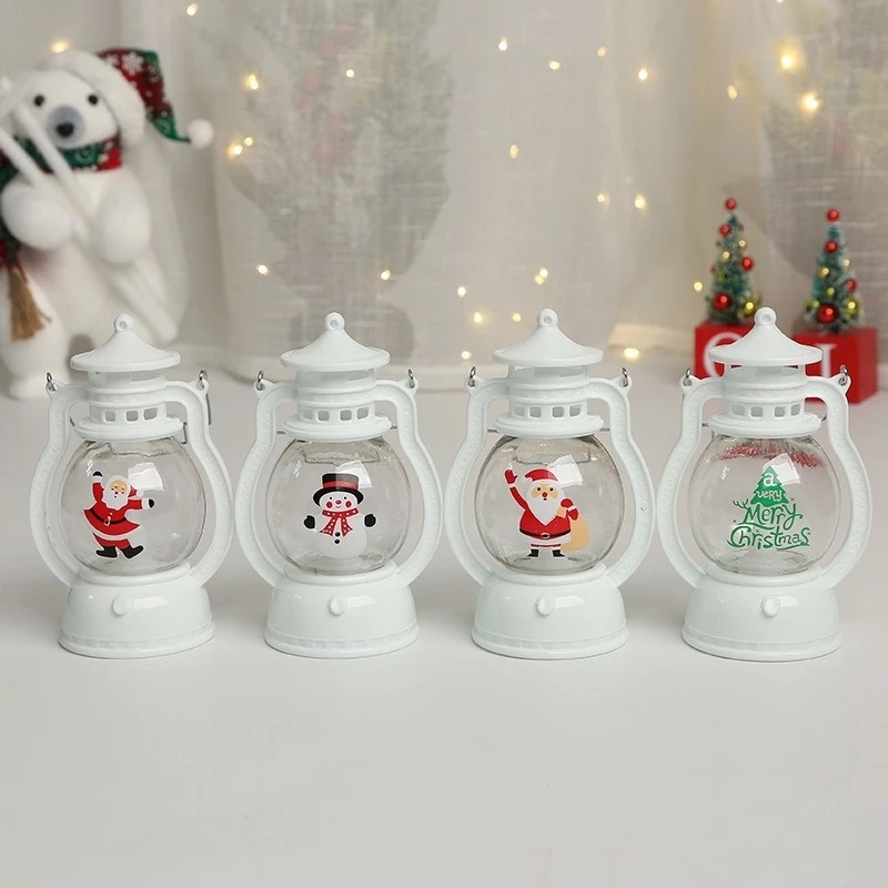 Đèn Dầu Bóng LED Trong Suốt Hình Ông Già Noel Cổ Điển Sáng Tạo Trang Trí Nhà Cửa / Tiệc Tùng