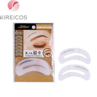 FREESHIP TOÀN QUỐC 50K - Combo 6 Khuôn Vẽ Chân Mày Lameila A0184