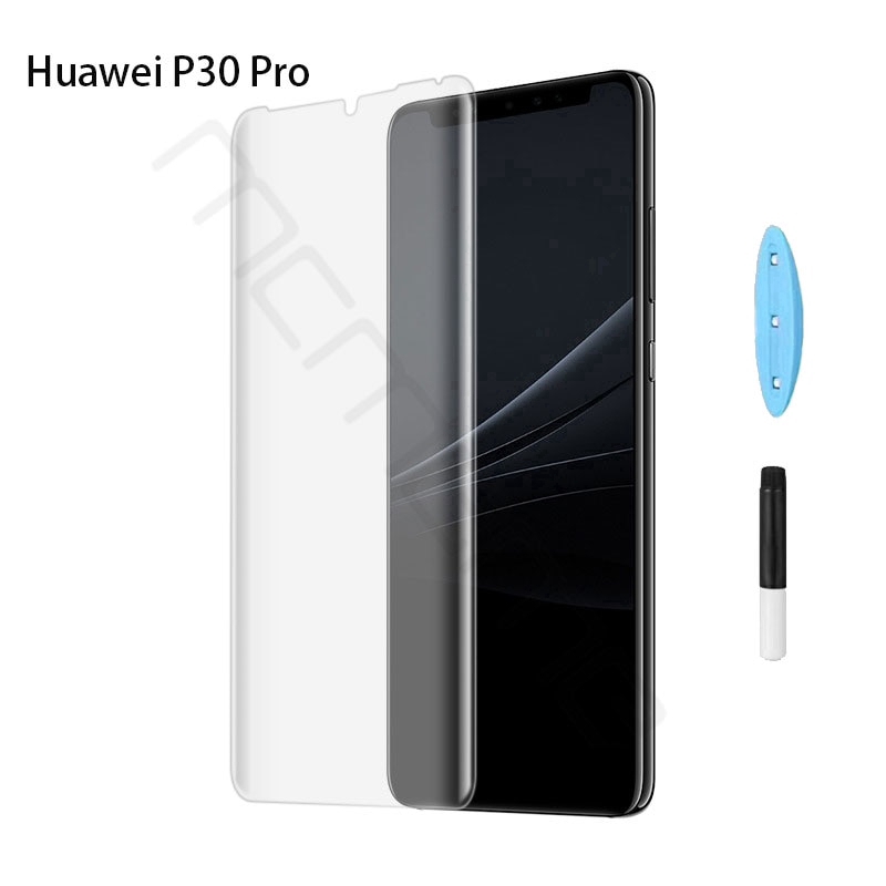 Kính Cường Lực Có Keo UV Dành Cho Huawei P60 Pro Mate 60 50 40 30 20 P50 P40 P30 P20 Pro Plus