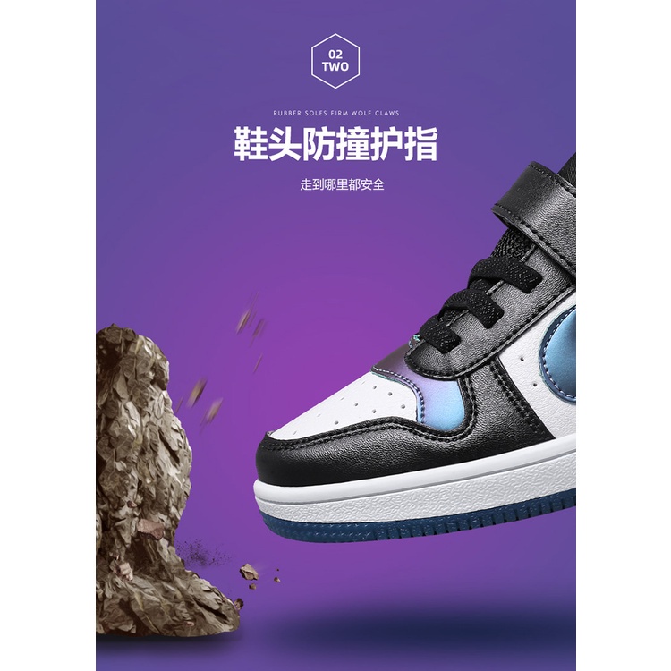 Giày Thể Thao Khóa Dán Thời Trang Xuân Thu Cho Bé Gái