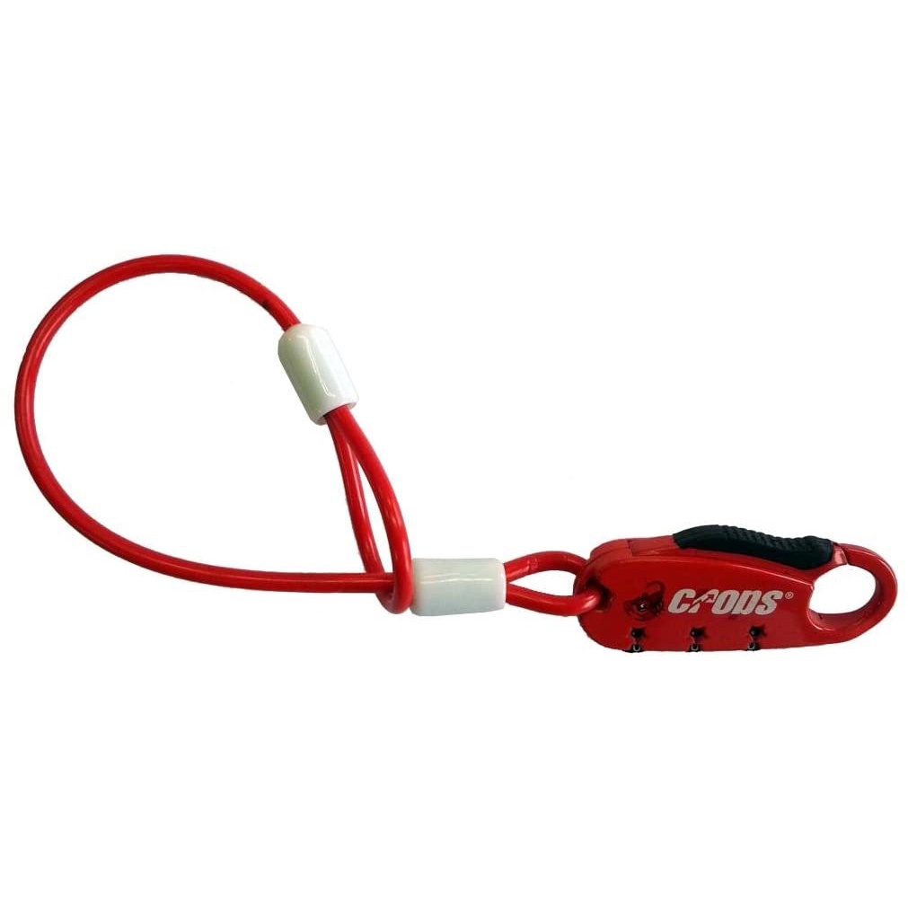 Khóa mũ bảo hiểm chống cắt chính hãng Crops Nhật Bản dây cáp thép phi 4mm chuyên dùng Arai Shoei HJC AGV Harley Triumph
