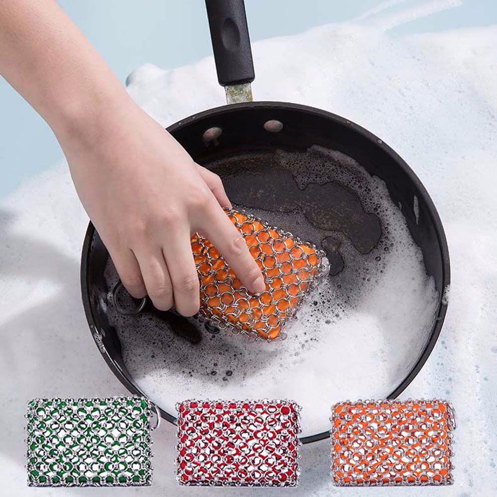 Miếng Rửa Chén Bằng Sắt Siêu Bền Tiện Dụng Cho Nhà Bếp