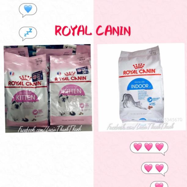 [Freeship HCM trên 150] Thức ăn hạt khô Royal canin Kitten/Indoor 1 KG