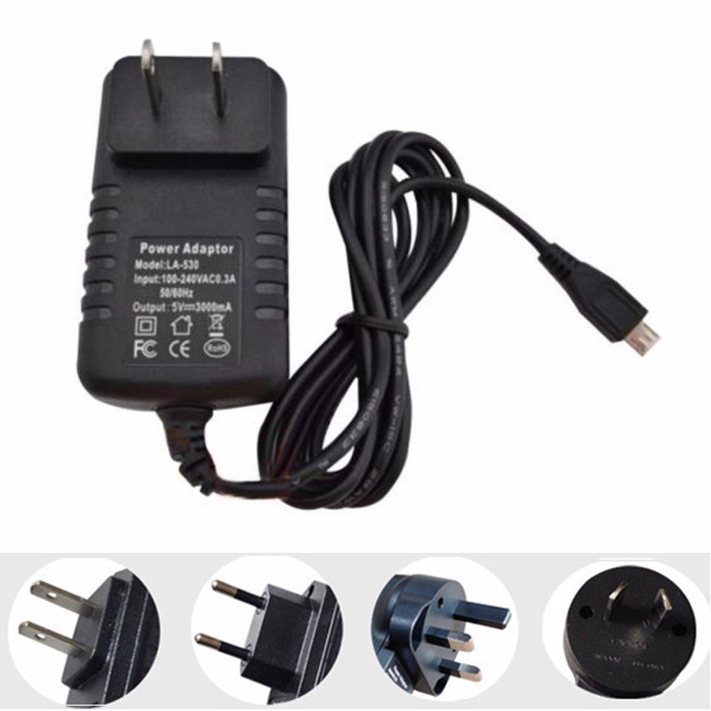 Bộ sạc chuyển đổi 5V 3A Micro USB AC Cho Raspberry Pi /Switch