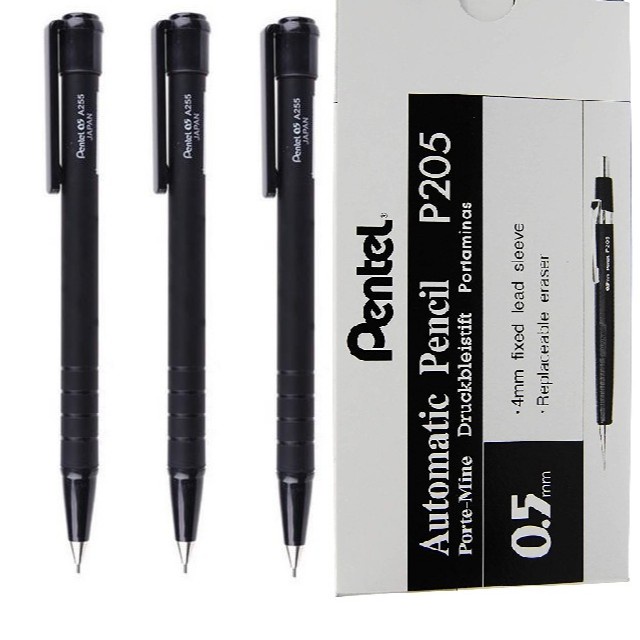 Bút chì kim bấm Pentel A255 nét 0.5 mm [Hàng chính hãng]