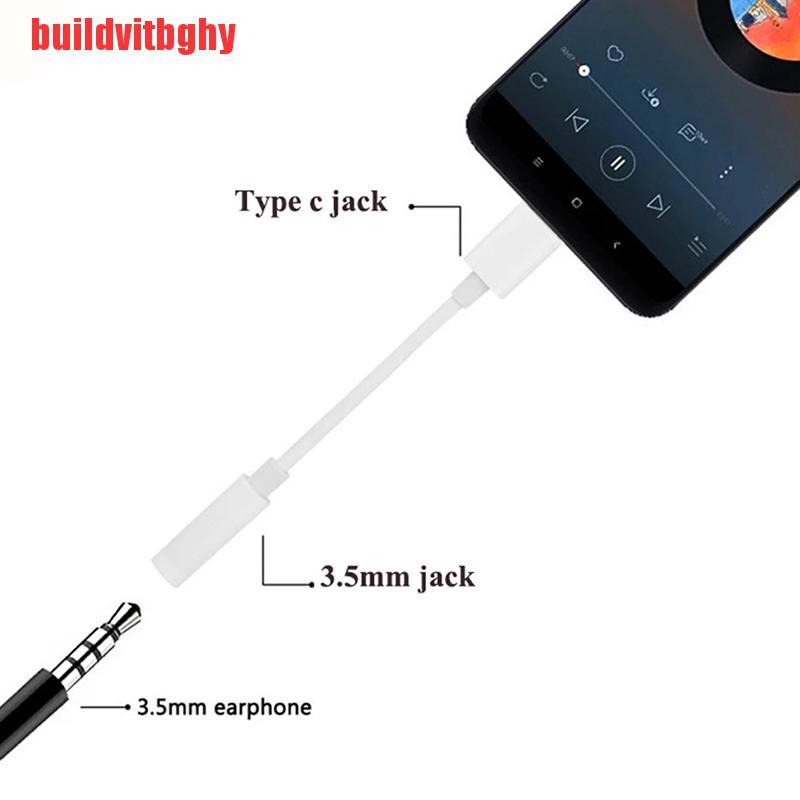 Dây Cáp Chuyển Đổi Type-C Sang Giắc 3.5 mm Type C Cho Xiaomi 8se 6x Huawei