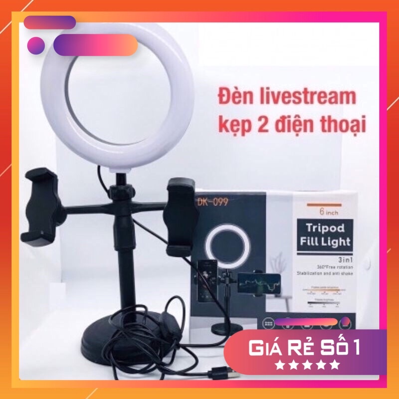 ĐÈN LIVESTREAM  [ ĐÈN LED quay titok ] Chuyên Dùng cho LiveStream-Blogger.