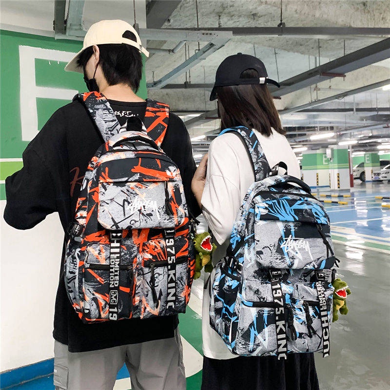Balo naruto Ba Lô Đi Học Cỡ Lớn In Họa Tiết Graffiti Dễ Phối Đồ Thời Trang Cao Cấp