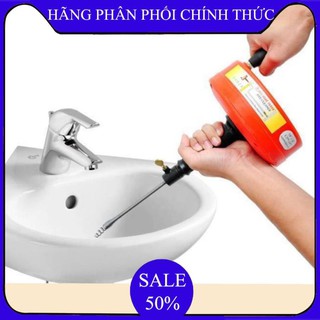 ✔️ thông tắc cống,dụng cụ thông cống dây dài 5m - bảo hành úy tín 1 đổi 1