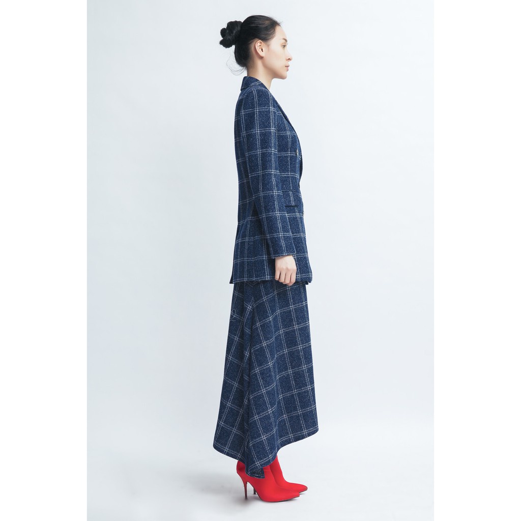 [Mã WABRIVY33 giảm 10% tối đa 50k đơn từ 250K] Áo Vest dạ họa tiết kẻ nữ IVY moda MS 67M3948