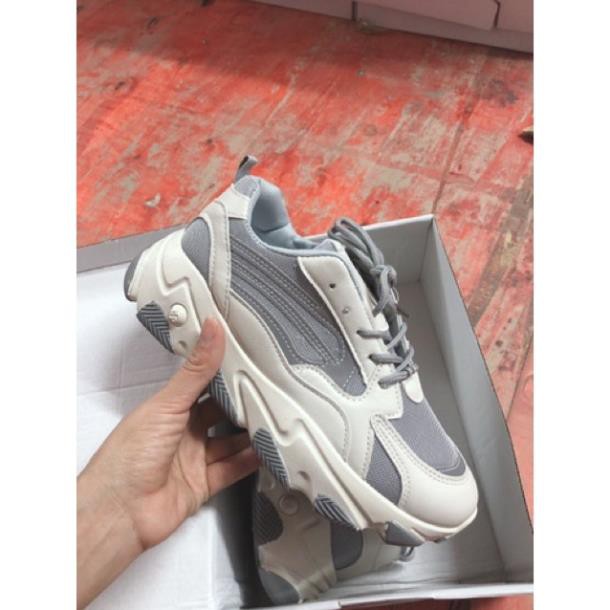 Giầy Nữ 👟FREESHIP👟 Mã giảm giá [GIAY THE THAO] Giày sneaker đế độn phản quang cực cá tính bibi | BigBuy360 - bigbuy360.vn