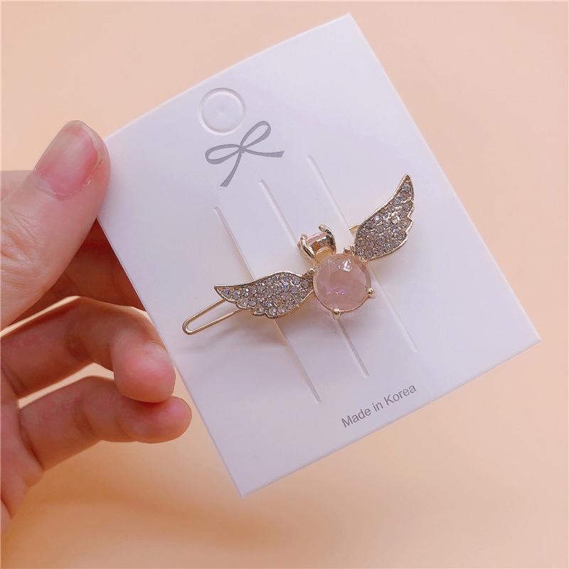 Kẹp Tóc Hình Đôi Cánh Thiên Thần Đính Đá Pha Lê JP5