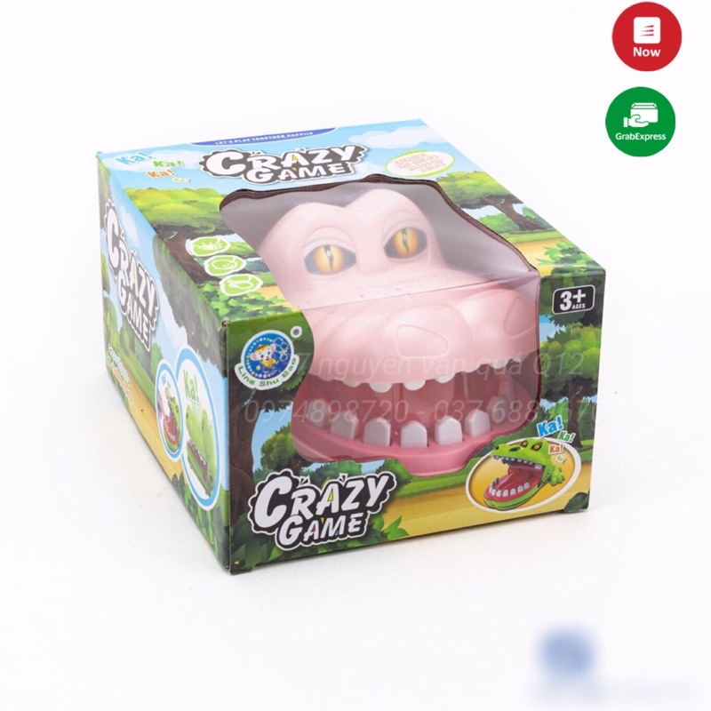 Đồ chơi cá sấu cắn tay vui nhộn dành cho bé chơi đội nhóm, chơi trên lớp