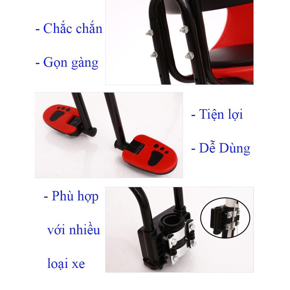 Ghế ngồi xe điện cho bé, HÀNG CAO CẤP Ghế ngồi xe máy cho bé từ 1-4t , xe đạp điện và xe đạp