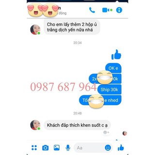 ủ trắng dịch yến