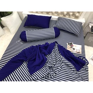 Bộ Drap Thun THÁI LAN 3D mát lạnh 4 món
