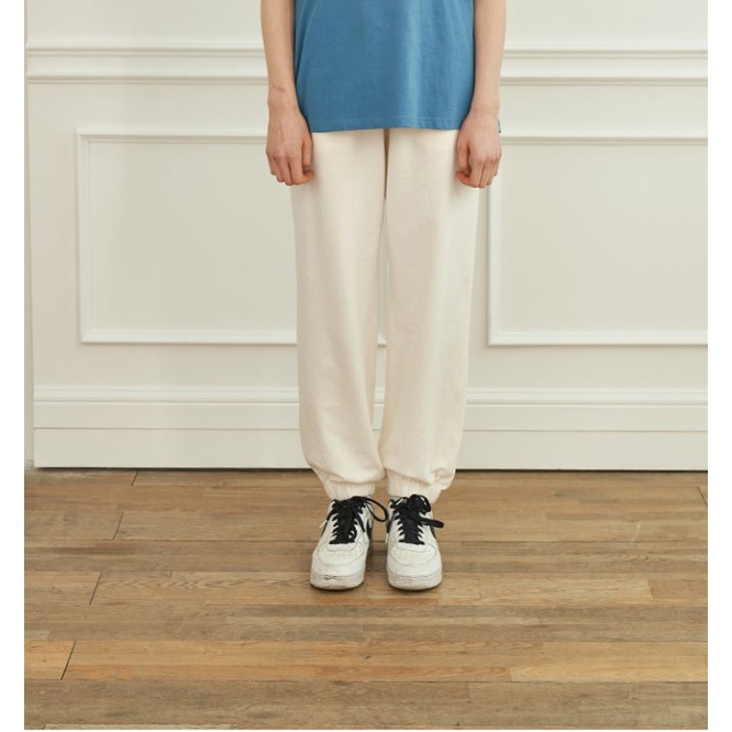 Quần Jogger STSD-BASIC SWEATPANTS APPLE unisex Bo gấu TRƠN style Hàn Quốc trendding