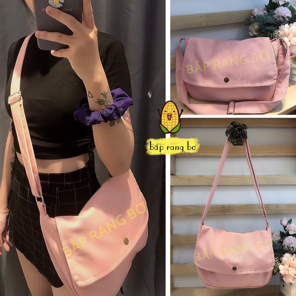 TÚI TOTE ĐEO CHÉO NHIỀU LOẠI ĐỦ KÍCH CỠ - VẢI CANVAS- PHONG CÁCH ULZZANG- ĐỂ ĐƯỢC SÁCH A4, ĐỒ DÙNG THOẢI MÁI