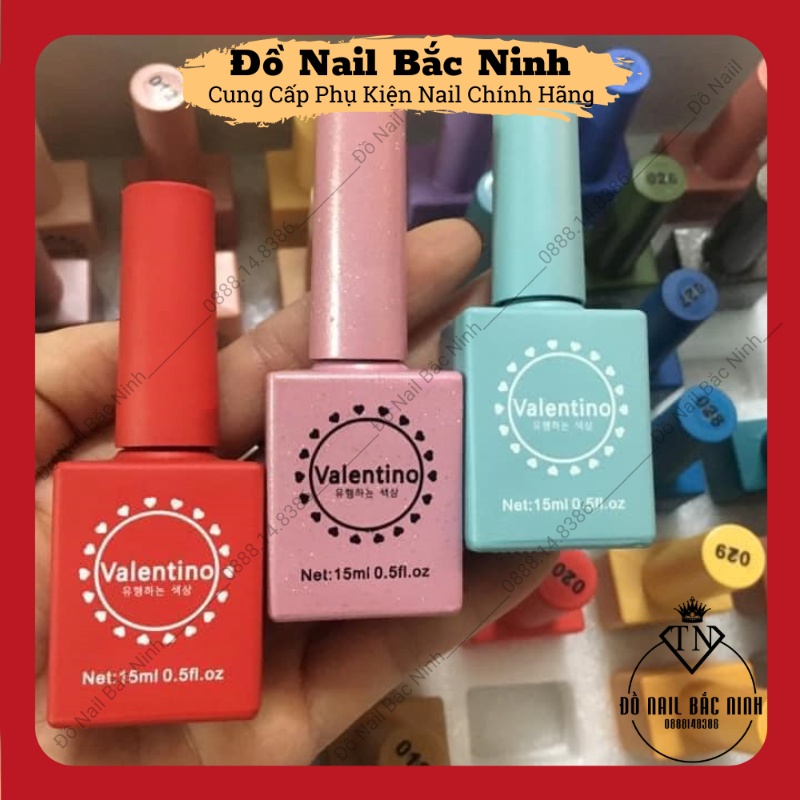 Set Sơn Gel VALENTINO 36 Màu Chính Hãng Chai 15ml - Tặng Kèm Bảng Màu Sơn Sẵn