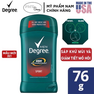 [USA] Lăn sáp khử mùi nam Degree Men Sport Antiperspirant 76g (sáp trắng) - Mỹ