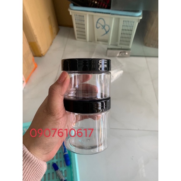 Sỉ 100 hủ pet trong 200g có nắp lót