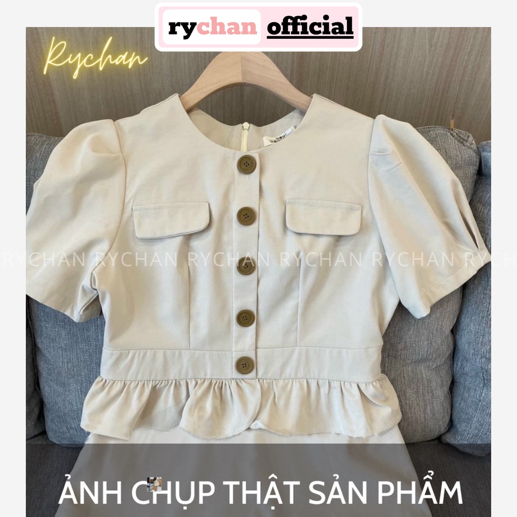 Đầm Xòe Midi Dáng Dài Tiểu Thư Phong Cách Vintage - DX0138