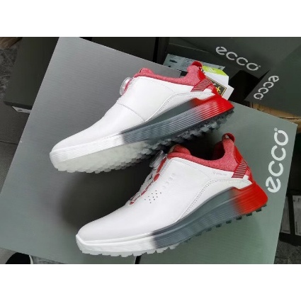 ECCO Giày Thể Thao Golf Bằng Da Thật Chống Trượt Thời Trang Cho Nữ IiV3