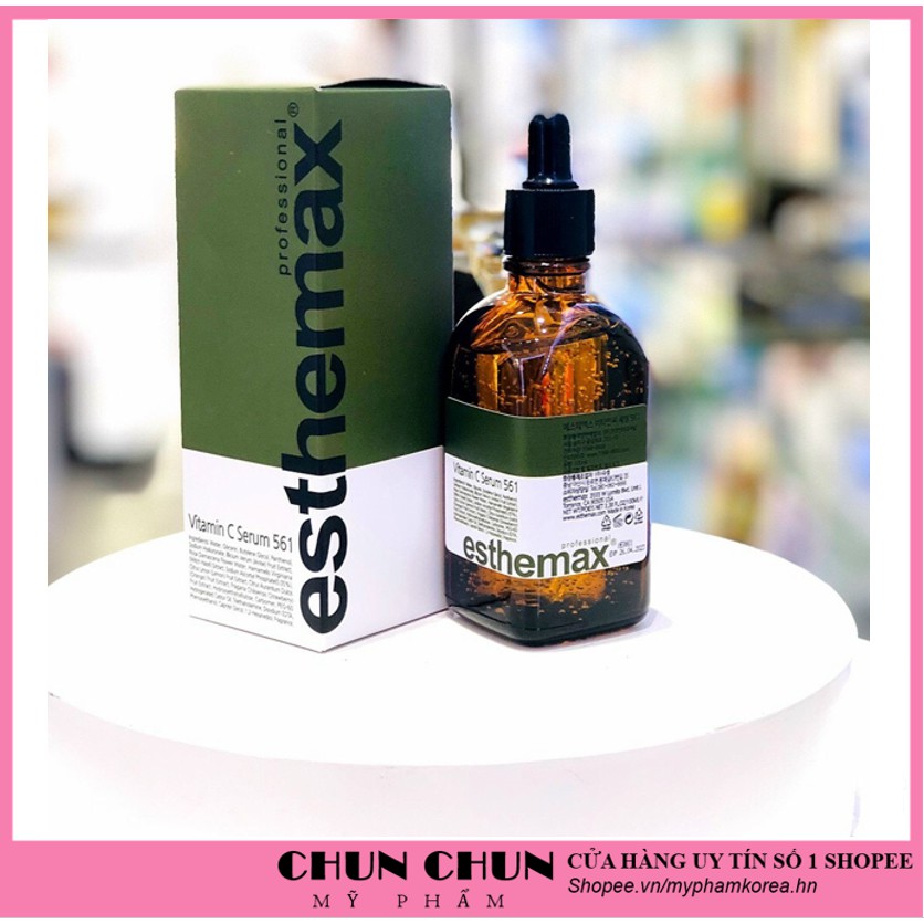 [Hàng Auth Hàn Quốc] Serum trắng sáng da, Tinh chất chống lão hóa Vitamin C Serum 561 Esthemax Hàn Quốc 100ml