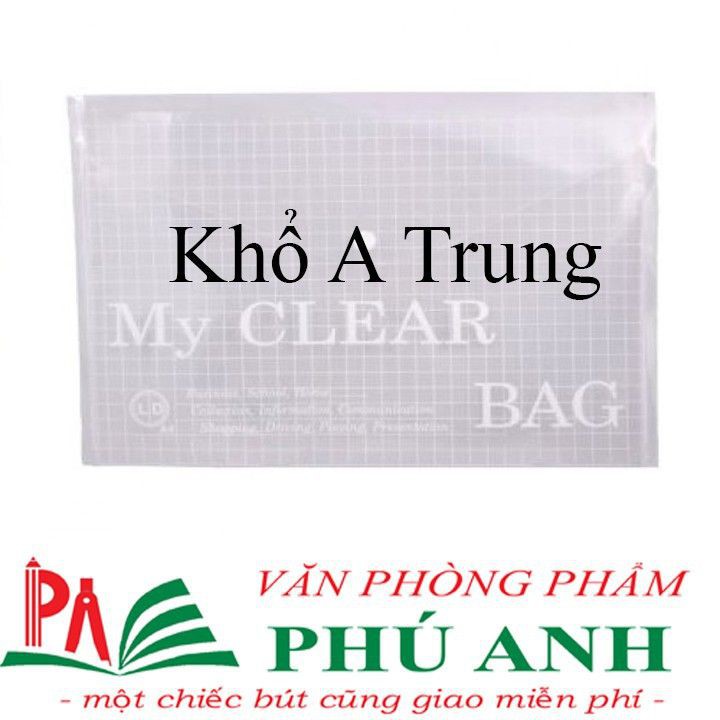 Túi Clear bag khổ A