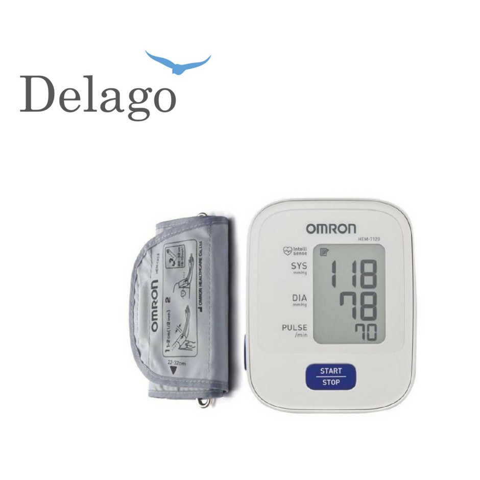 [Delago] Máy đo huyết áp Omron HEM7120 - Nhật Bản