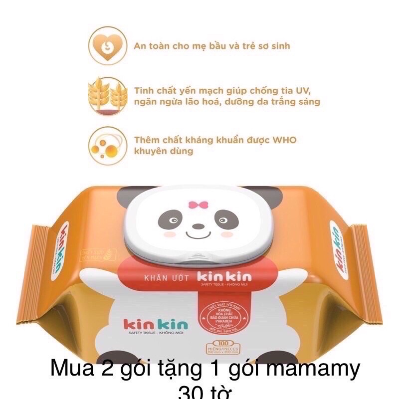 [tặng 12 gói 30] COMBO 24 GÓI KINKIN 100 TỜ KHÔNG HƯƠNG