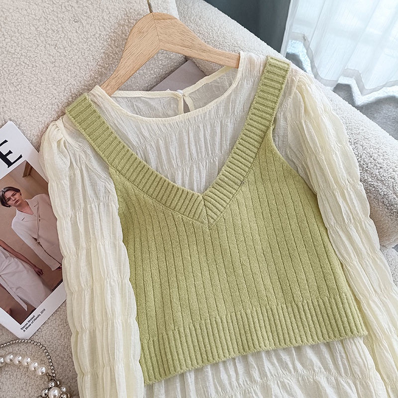 Áo Sơ Mi Voan Dài Tay Thời Trang Mùa Thu Dành Cho Nữ