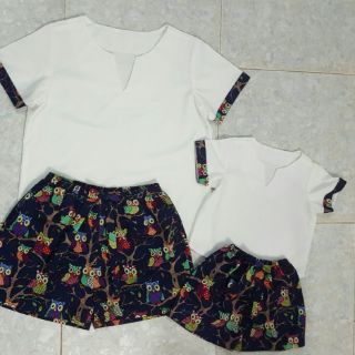 Sét đồ đôi mẹ bé