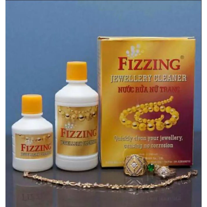 Nước rửa vàng bạc, nữ trang, trang sức FIZZING hộp 35ml