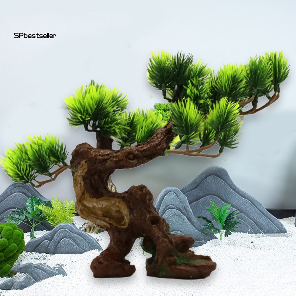 Cây Thông Giả Bằng Nhựa Resin Đa Năng Trang Trí Bể Cá