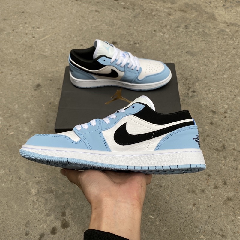 Giày Thể Thao Jd thấp cổ xanh trắng đen nam nữ