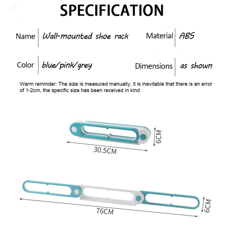 Slipper Toilet Folding Rack Without Traces Without Punching Storage Bathroom Door Drain Shoe Rack