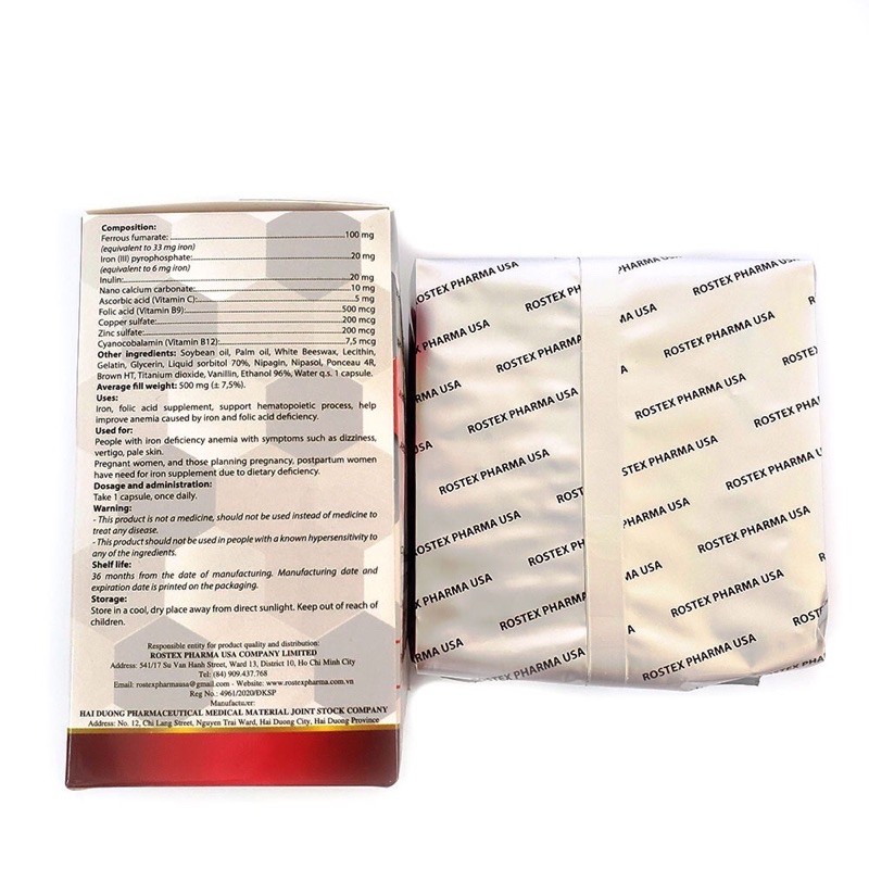 Fevitt Nano bổ sung sắt và acid folic, cải thiện thiếu máu do thiếu sắt, hỗ trợ quá trình tạo máu