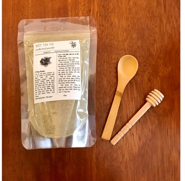 Bột lá tía tô nguyên chất Organic - Bột handmade