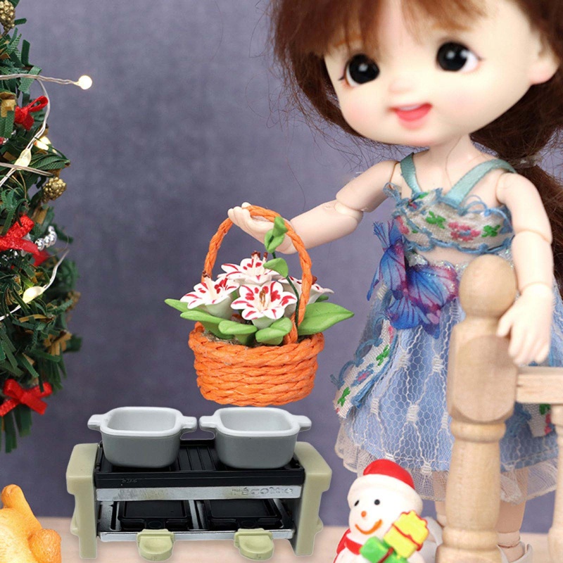 Lò Nướng Bbq Mini Trang Trí Nhà Búp Bê