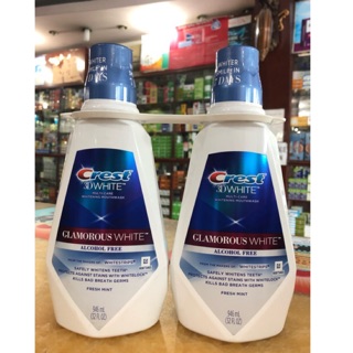Nước súc miệng làm trắng răng crest 3d white 946ml