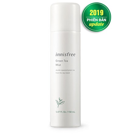 (Mẫu 2019) Xịt khoáng INNISFREE GREEN TEA MIST